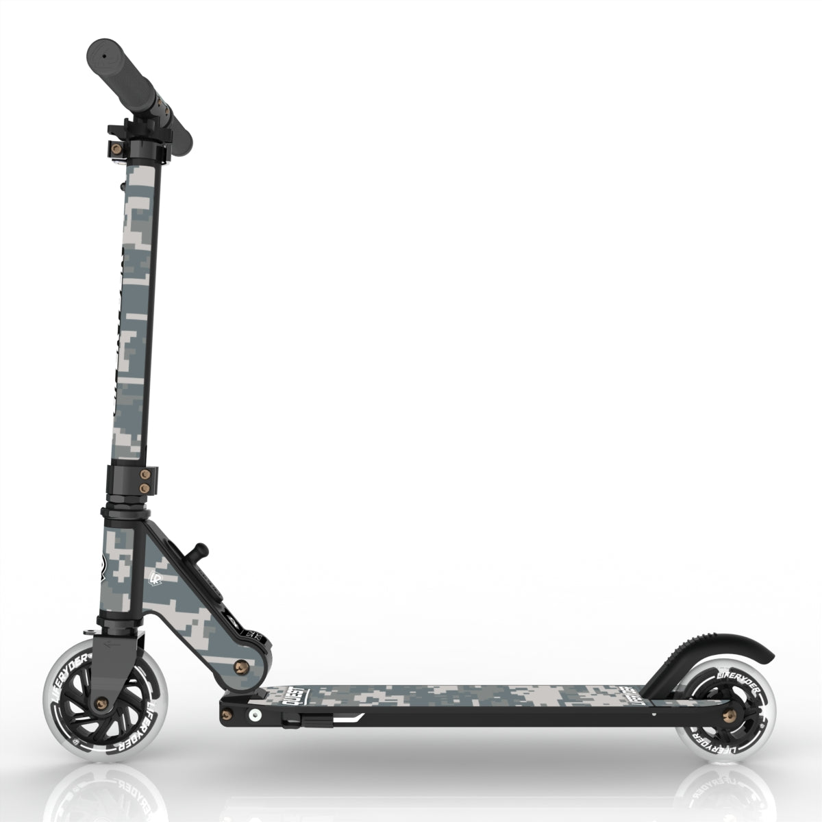 LIFERYDER QUEST Digital Camo small wheel scooter side view