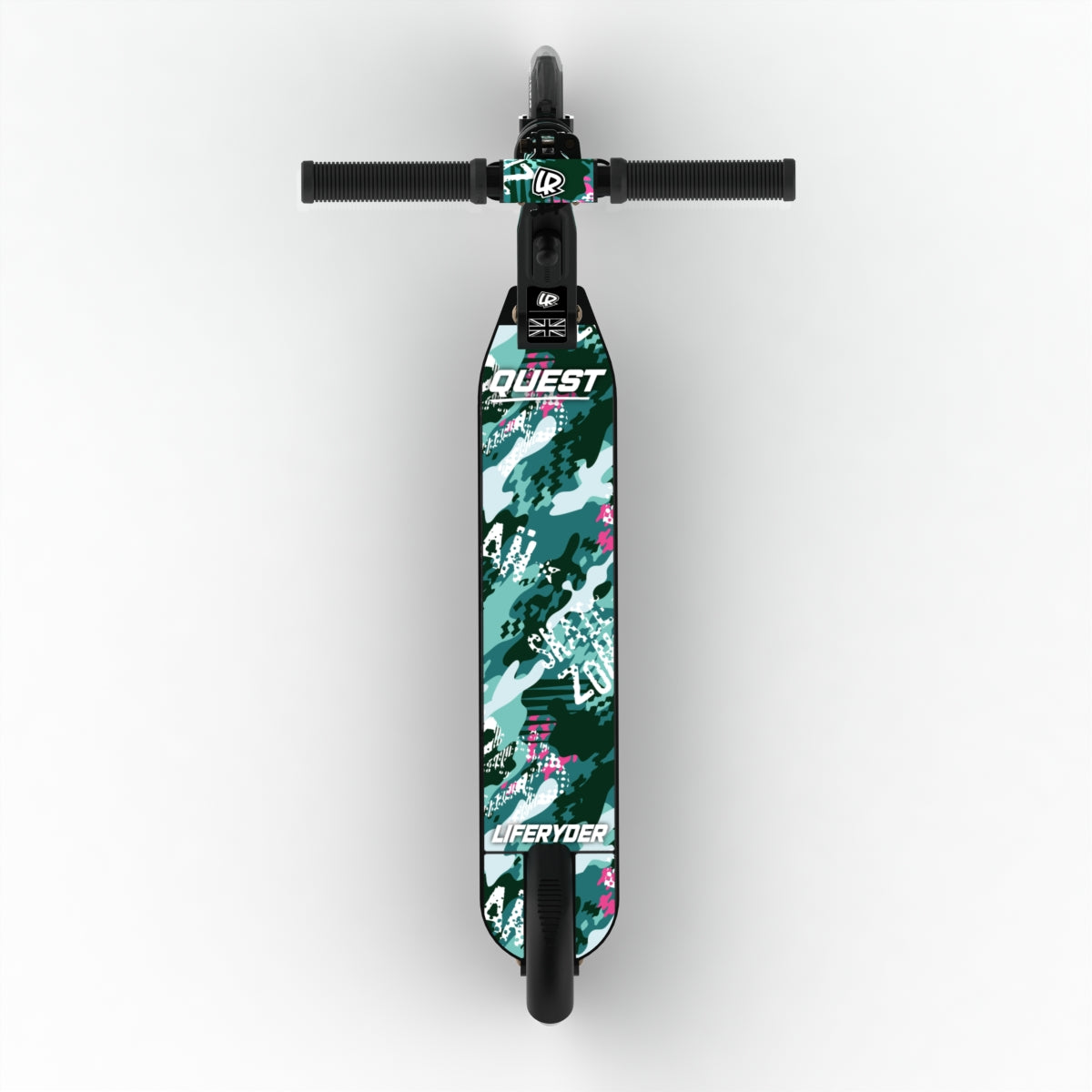 LIFERYDER QUEST Ghost Rider adjustable height 2 wheel scooter extended view