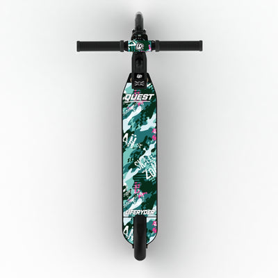 LIFERYDER QUEST Ghost Rider adjustable height 2 wheel scooter extended view