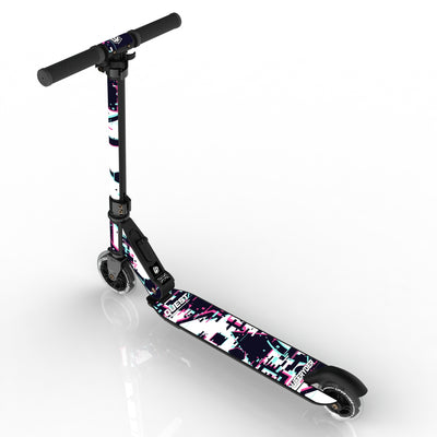 LIFERYDER QUEST Glitch foldable 2 wheel scooter rear view
