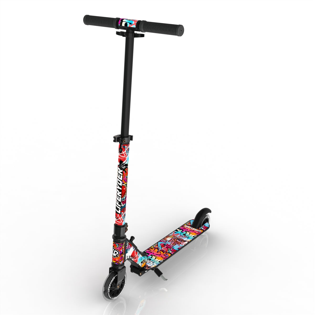 LIFERYDER QUEST Graffiti 2 wheel scooter product view