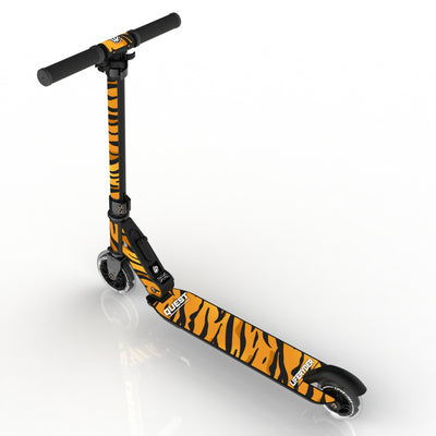 LIFERYDER QUEST Hull Stripes foldable 2 wheel scooter rear view