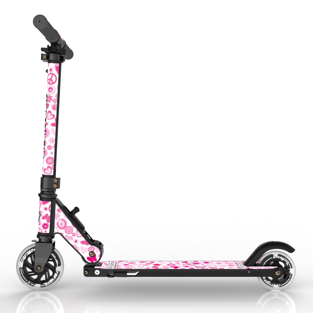 LIFERYDER QUEST Peace & Love small wheel scooter side view