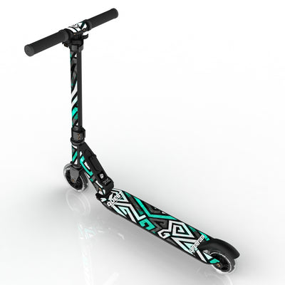LIFERYDER QUEST Spearmint Maze foldable 2 wheel scooter rear view