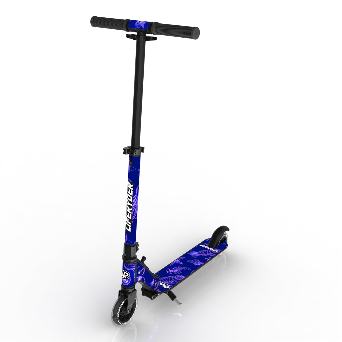 LIFERYDER QUEST Ultraviolet 2 wheel scooter product view