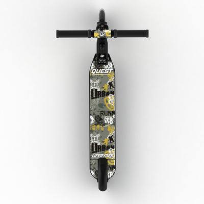 LIFERYDER QUEST Urban Sports adjustable height 2 wheel scooter extended view