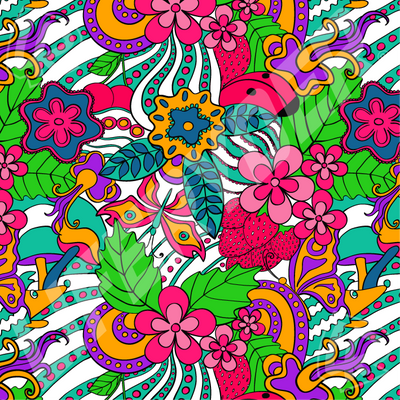 EVOLV™ Flower Power scooter sticker set for LIFERYDER scooters and balance bikes