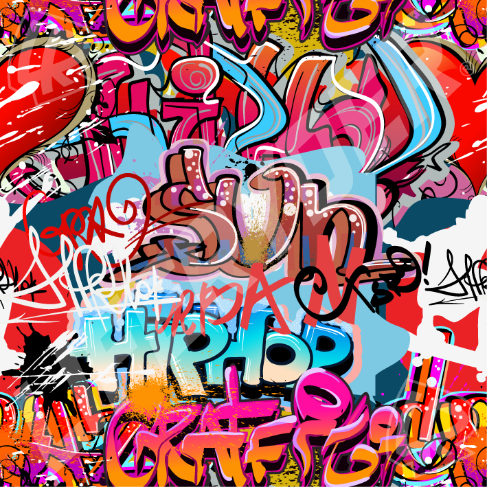 EVOLV™ Graffiti scooter sticker set for LIFERYDER scooters and balance bikes
