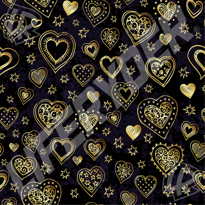 EVOLV™ Hearts of Gold scooter sticker set for LIFERYDER scooters and balance bikes