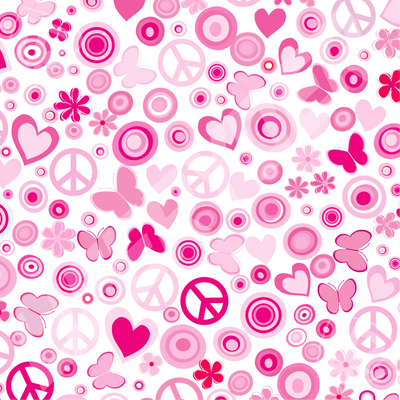 EVOLV™ Peace & Love scooter sticker set for LIFERYDER scooters and balance bikes