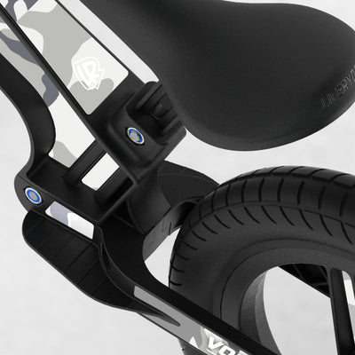 LIFERYDER VOGUE Arctic Camo EVOLV graphics balance bike detail