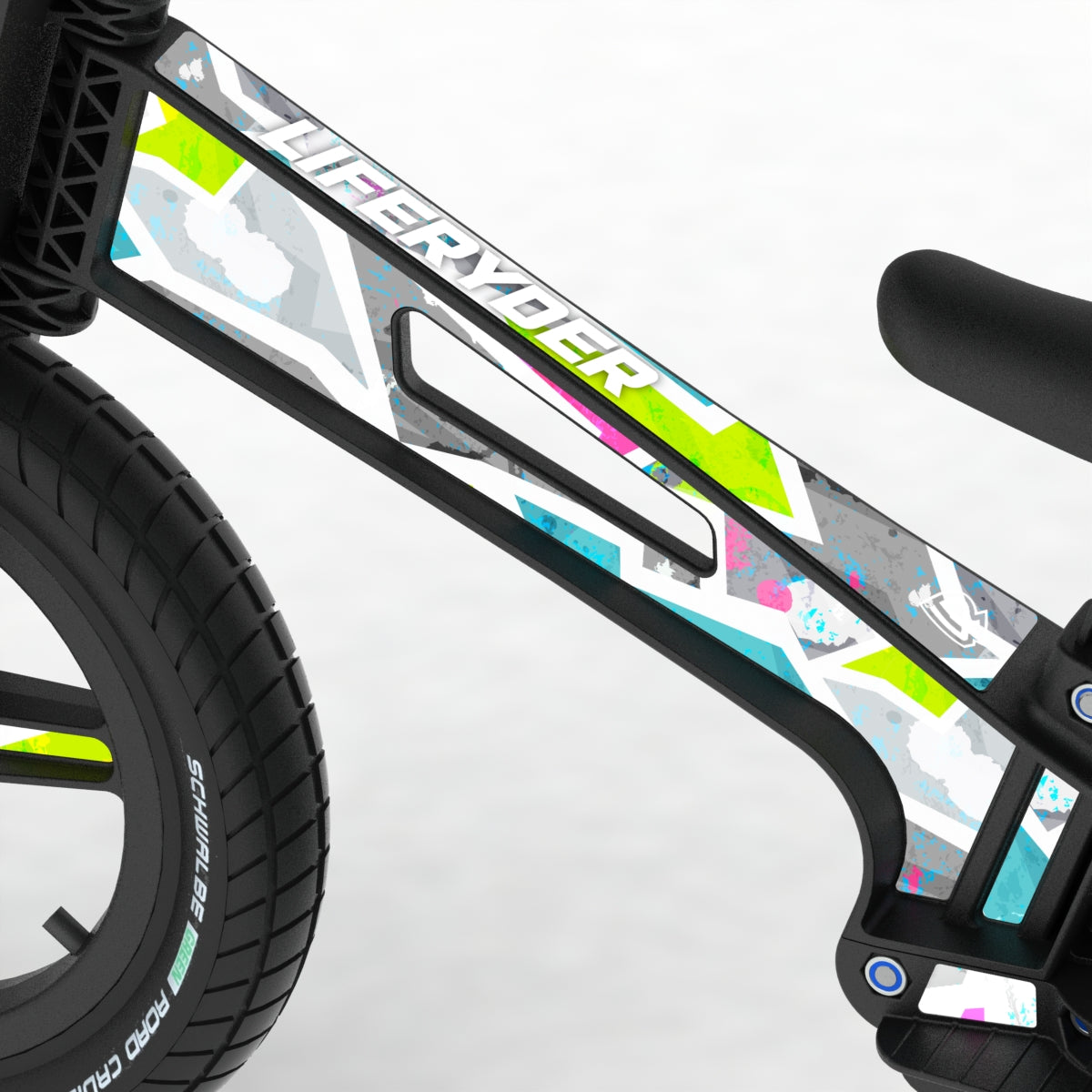 LIFERYDER VOGUE Citrus footrest balance bike detail