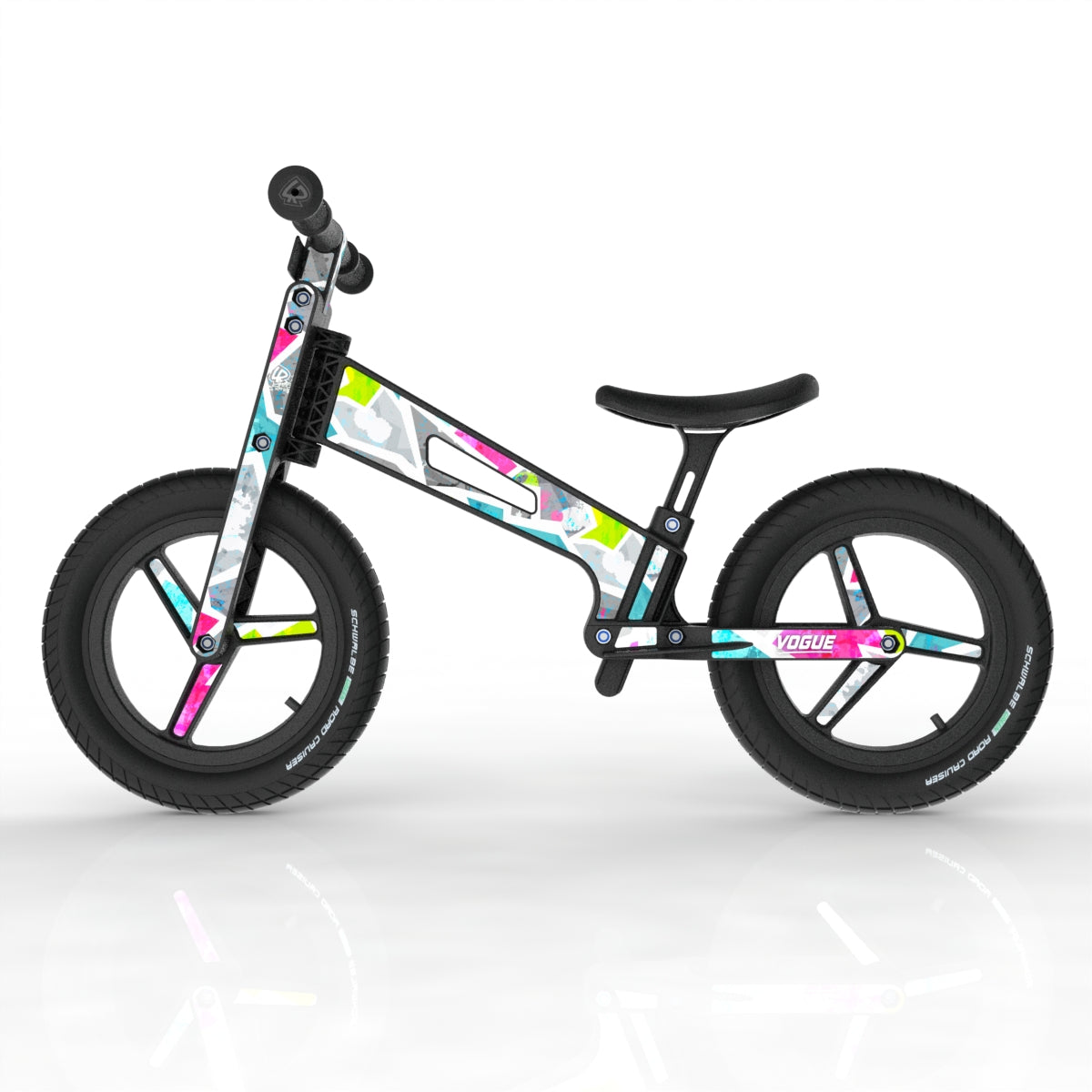 LIFERYDER VOGUE Citrus toddler balance bike side view