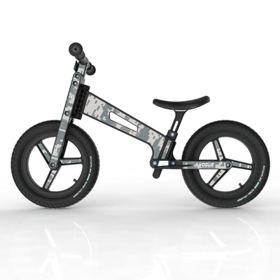 LIFERYDER VOGUE Digital Camo toddler balance bike side view