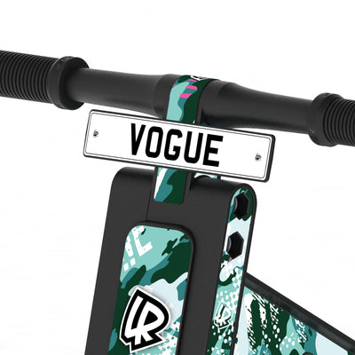 LIFERYDER VOGUE Ghost Rider adjustable seat balance bike detail
