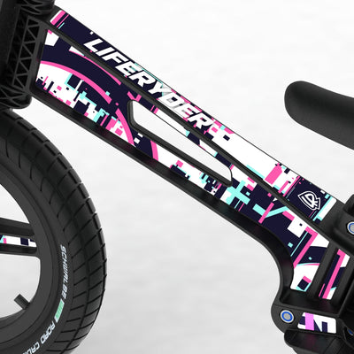 LIFERYDER VOGUE Glitch footrest balance bike detail