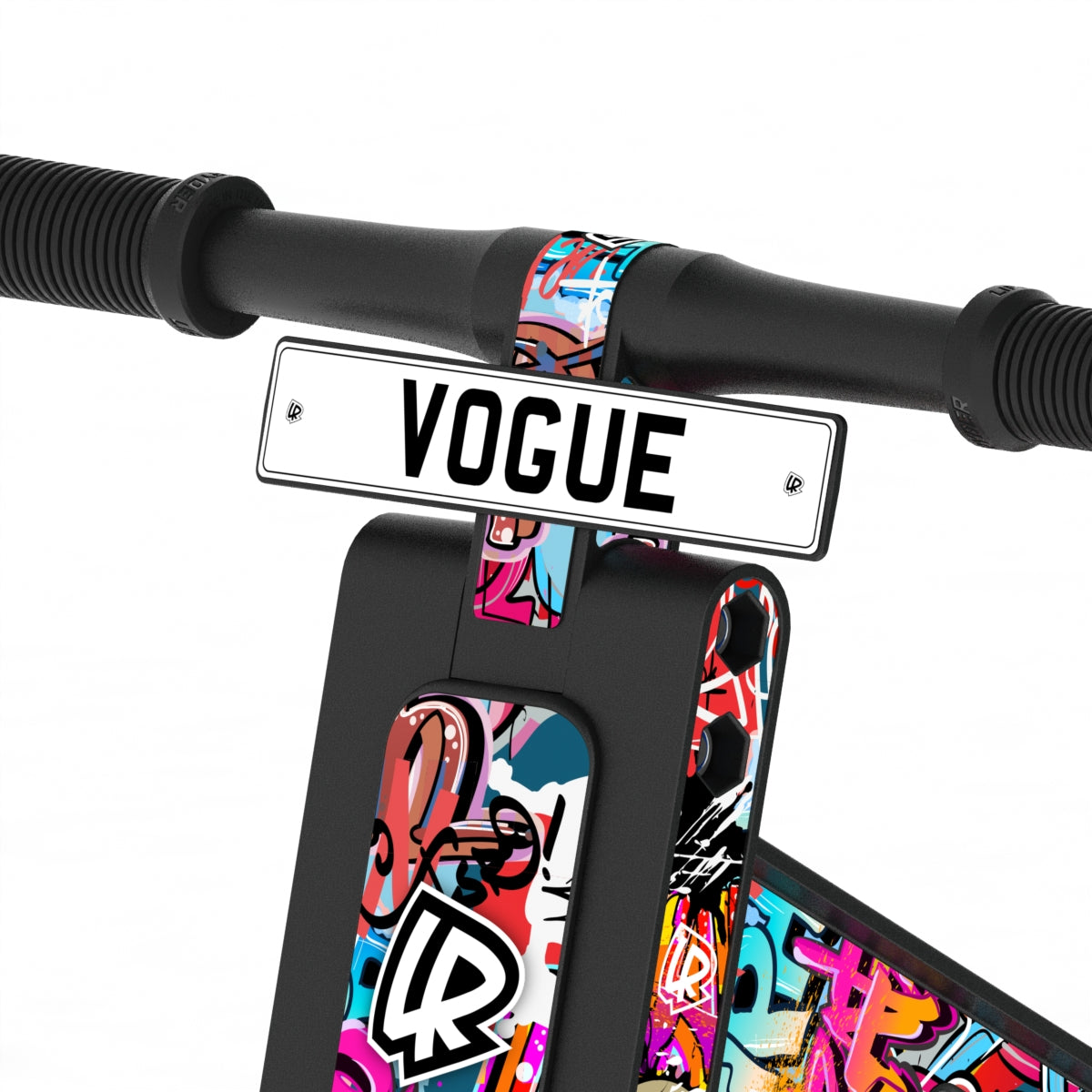 LIFERYDER VOGUE Graffiti adjustable seat balance bike detail