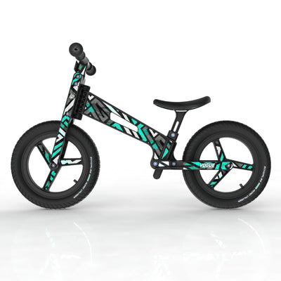 LIFERYDER VOGUE Spearmint Maze toddler balance bike side view