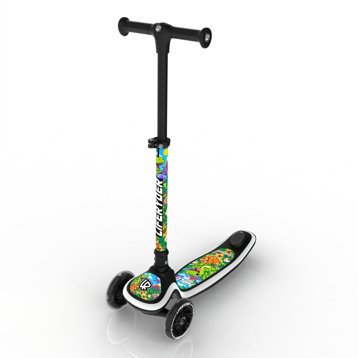LIFERYDER HALO Roarsome three-wheel scooter, extended view