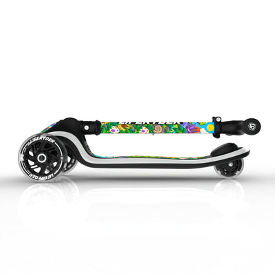 LIFERYDER HALO Roarsome three-wheel scooter, folded view