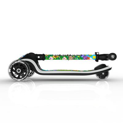 LIFERYDER HALO Roarsome three-wheel scooter, folded view