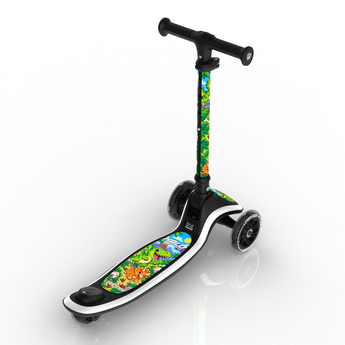 LIFERYDER HALO Roarsome three-wheel scooter, rear view