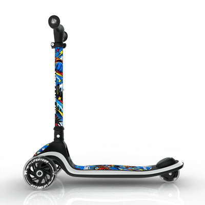 LIFERYDER HALO SkyBolt three-wheel scooter, side view