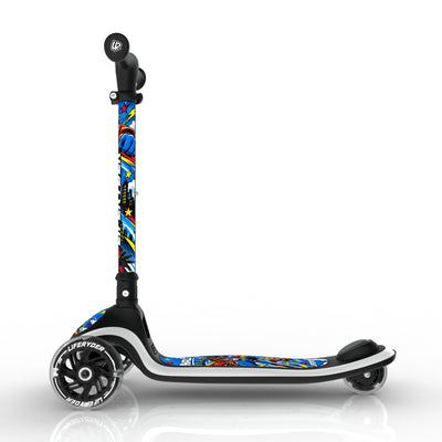 LIFERYDER HALO SkyBolt three-wheel scooter, side view