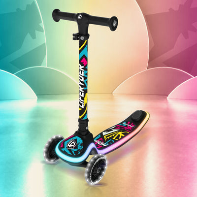 LIFERYDER HALO Street Attack three-wheel scooter, front three-quarter view